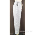 ladie's cotton woven striped long pant